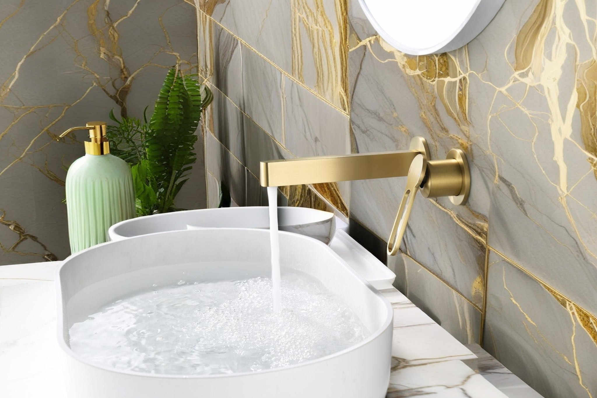 wall mounted basin faucet