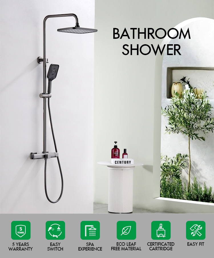 three functions shower system