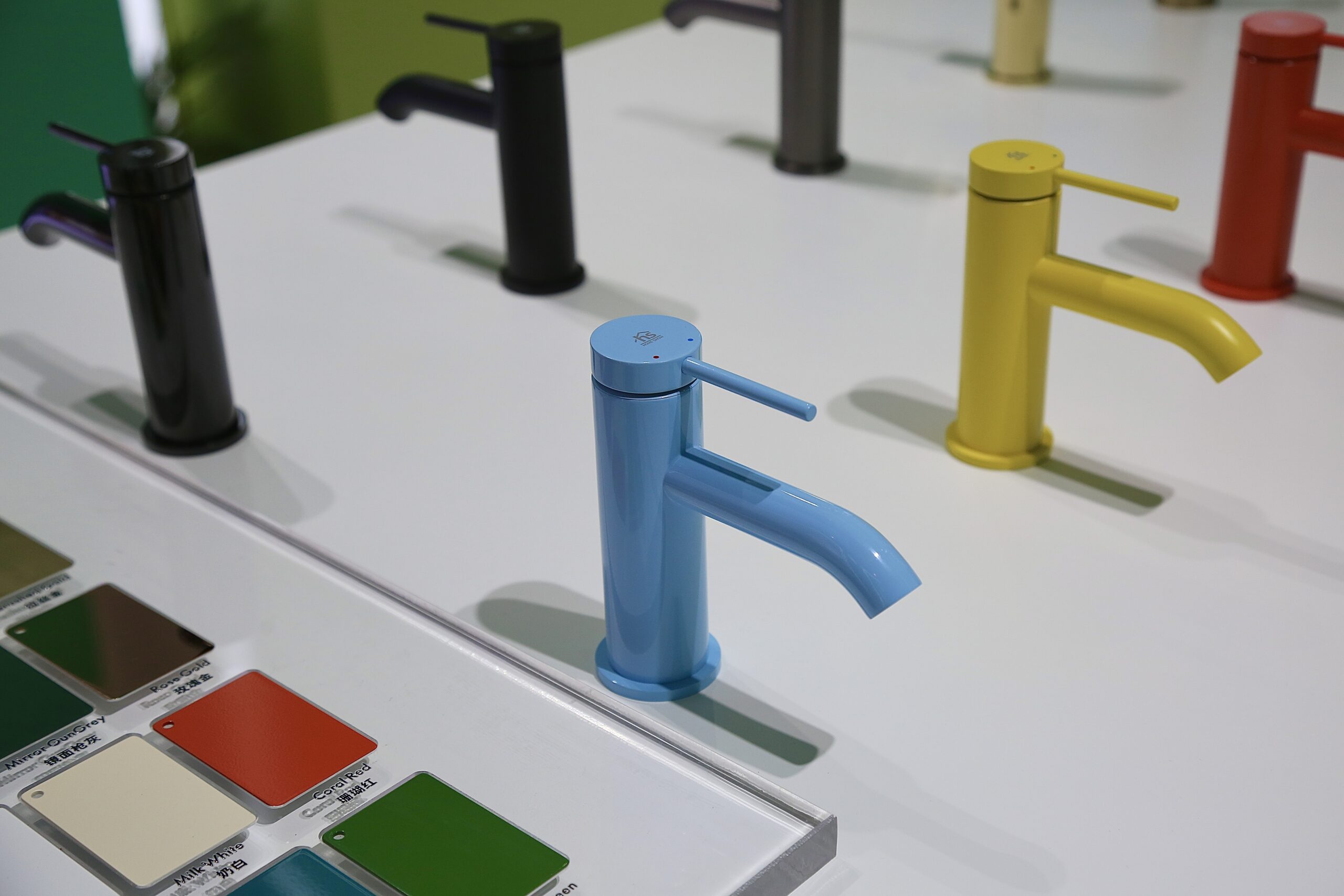 Colorful Bathroom Faucets, Customizable Basin Taps