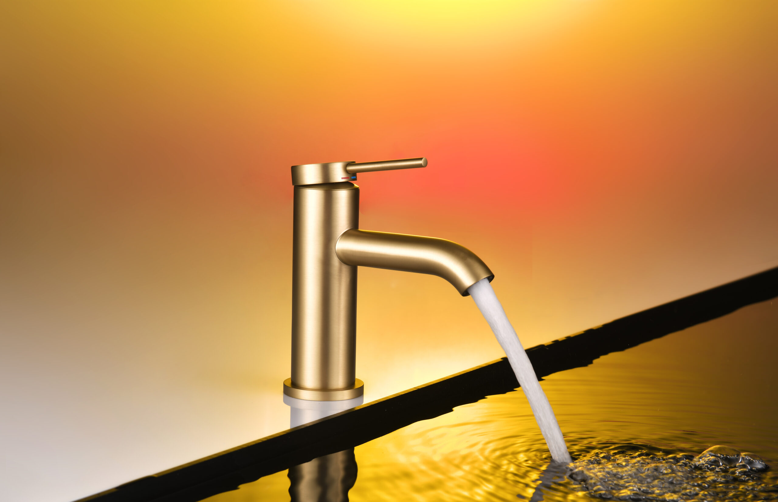 HomeShow New Sunny Series chrome basin faucet elegant design steady water flow