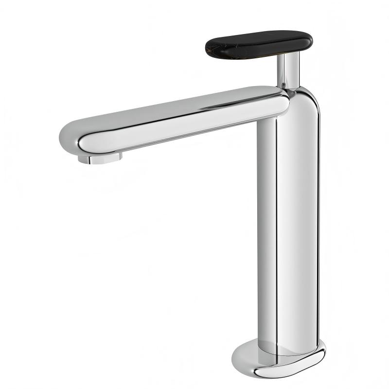 Cobble Series handles with various stone textures, 