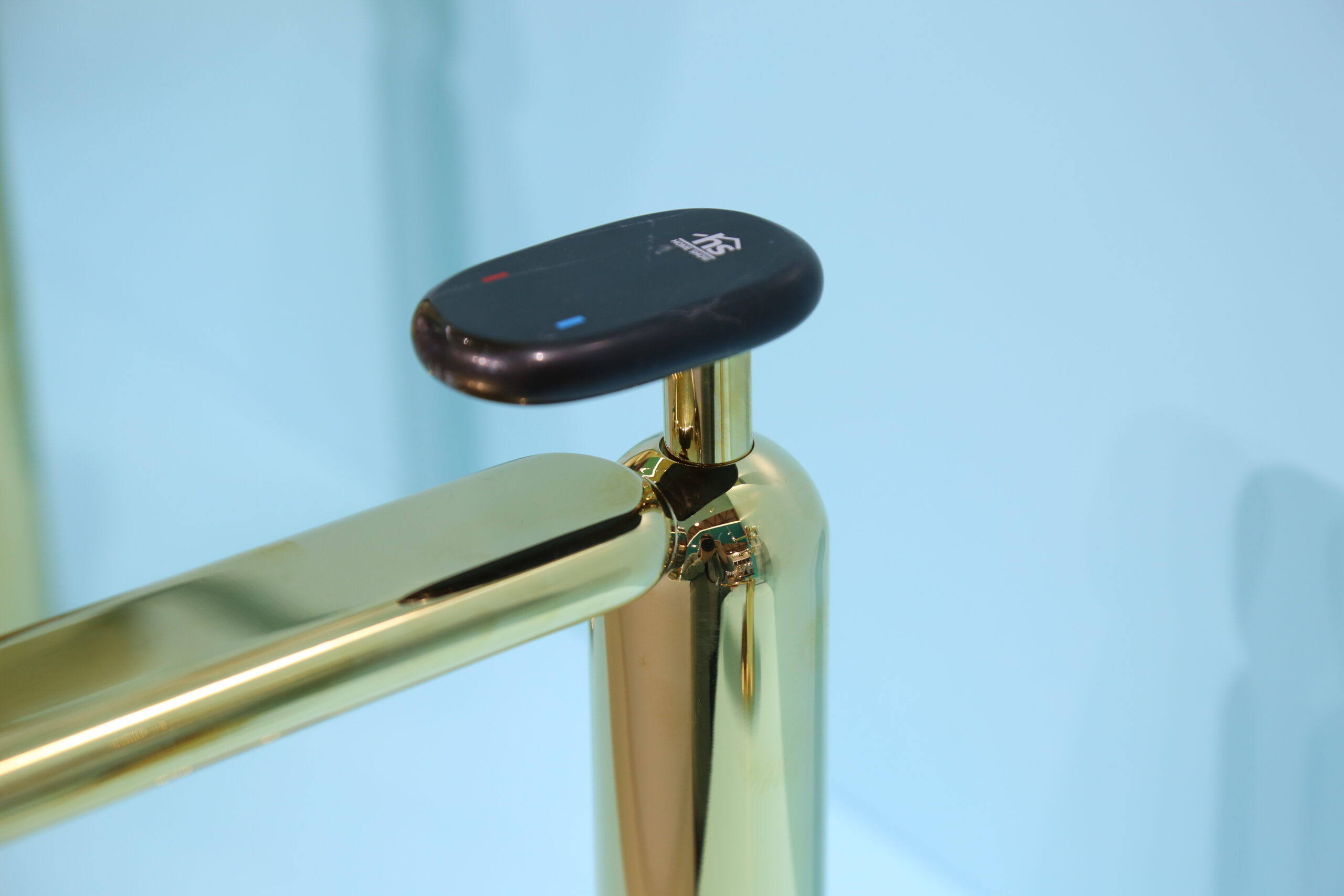​ Cobble Series Basin Faucet showcasing authentic stone texture, natural design, and high-quality matte black finish.
